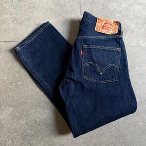 Vintage Y2K Levi's 501 Original Fit Dark Wash Denim Jeans
